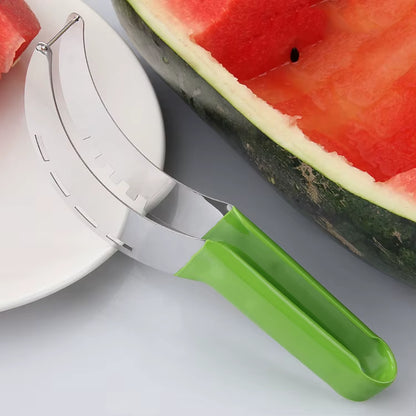 Stainless Steel Windmill Watermelon Cutter Artifact Salad Fruit Slicer Cutter Tool Watermelon Digger Kitchen Accessories Gadgets